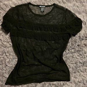 Sheet mesh top from Hot Topic! Great condition!
